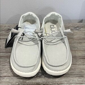 Hey Dude Soft Gray Loafers